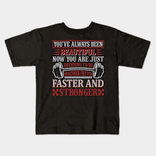 Gym quote. Kids T-Shirt